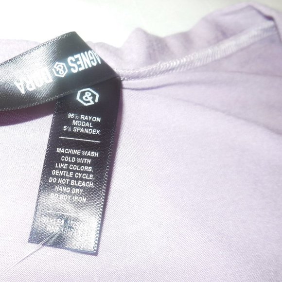 Cardigan Short Sleeve Knit Lightweight lavender button-down summer top purple - Picture 7 of 8